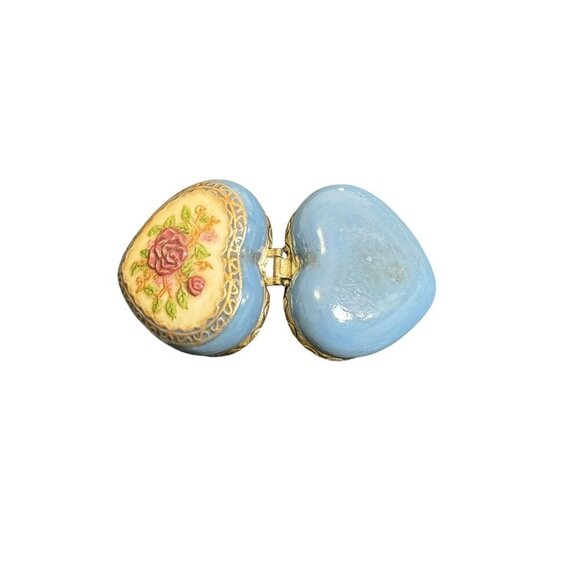 Vintage Grandma's Collection Bundles Trinket Jewelry Box Ceramic, Mosaic, Marble - Picture 12 of 13